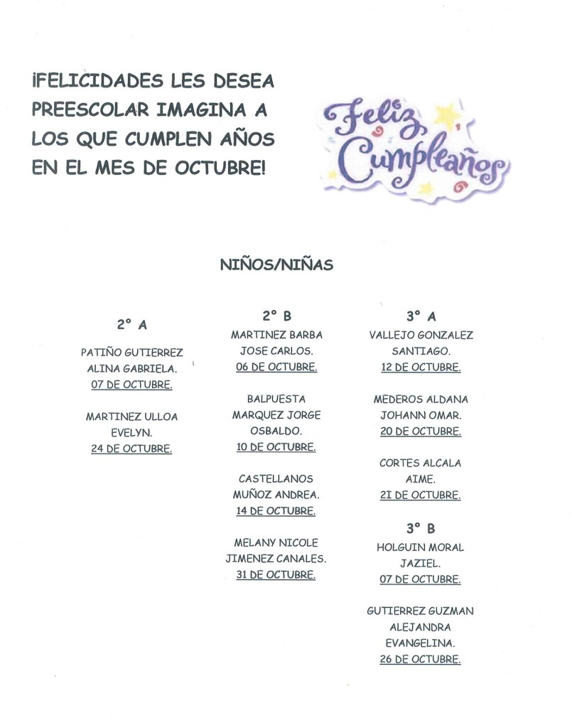 CUMPLE OCT 1